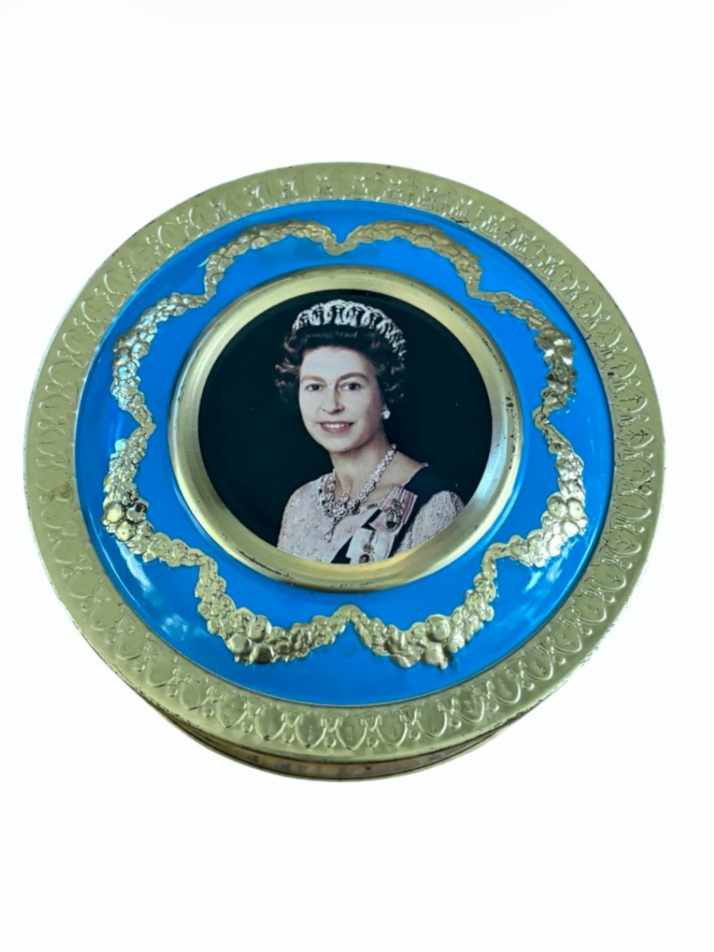 VINTAGE➕Meltis Bedford Queen Elizabeth II Commemorative Confectionery Tin